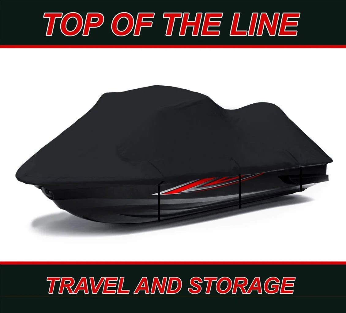 BLACK 600 DENIER JetSki protector appropriate for Polaris Virage TXi 2001 2002 Jet Ski shield