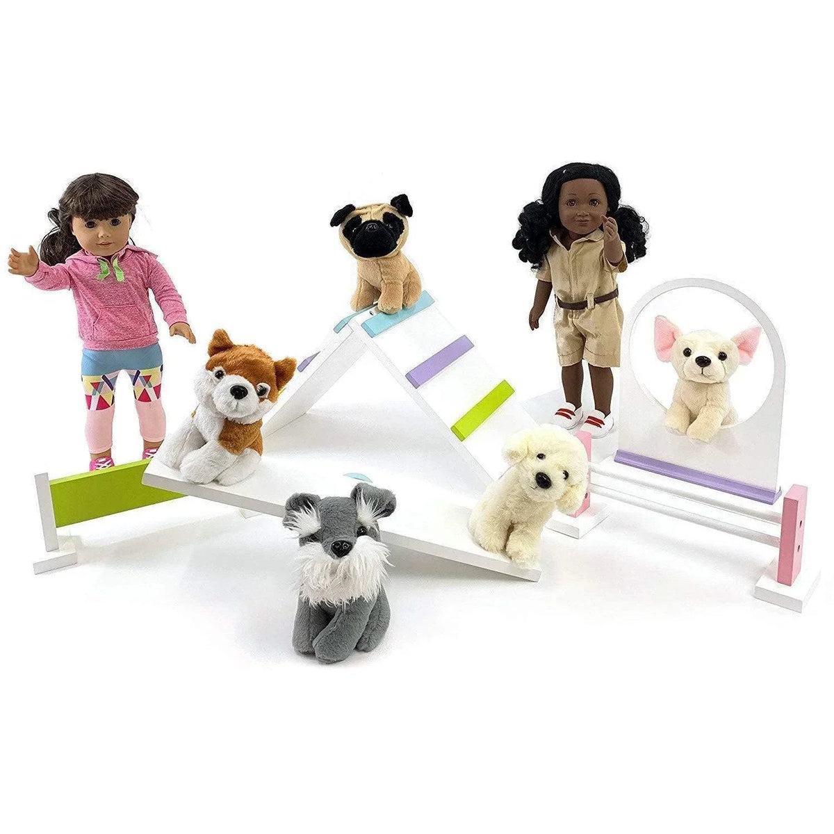 Playtime by Eimmie Furniture Dog Training Set with Accessories 18 Inch Doll