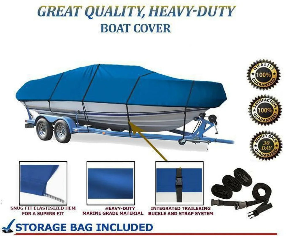 BLUE, excellent premium vessel wrap suitable for SYLVAN ADVENTURER 1600 TILLER 2000-2001