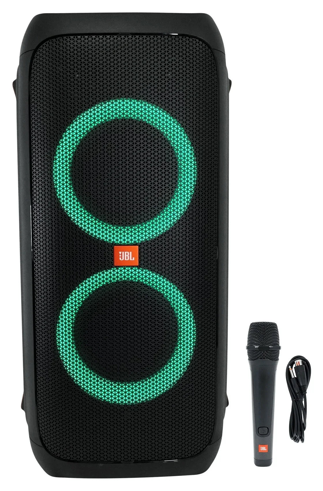 JBL Partybox 310 Portable Rechargeable Bluetooth RGB LED Party Box Speaker+Mic