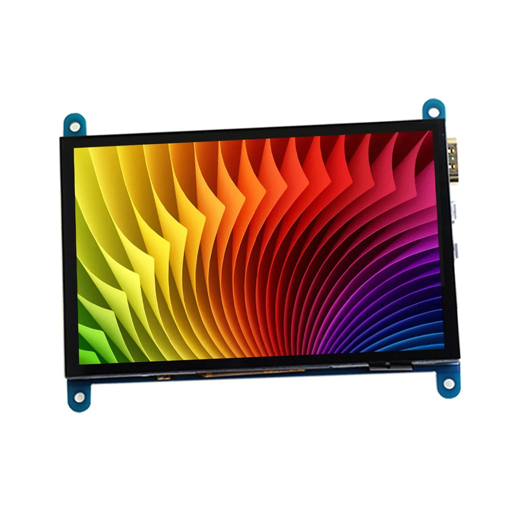 walmeck 5 Inch Capacitive Touchscreen Display 800*480 Resolution Small Portable with USB Interface appropriate with Raspberry Pi Educational Tool