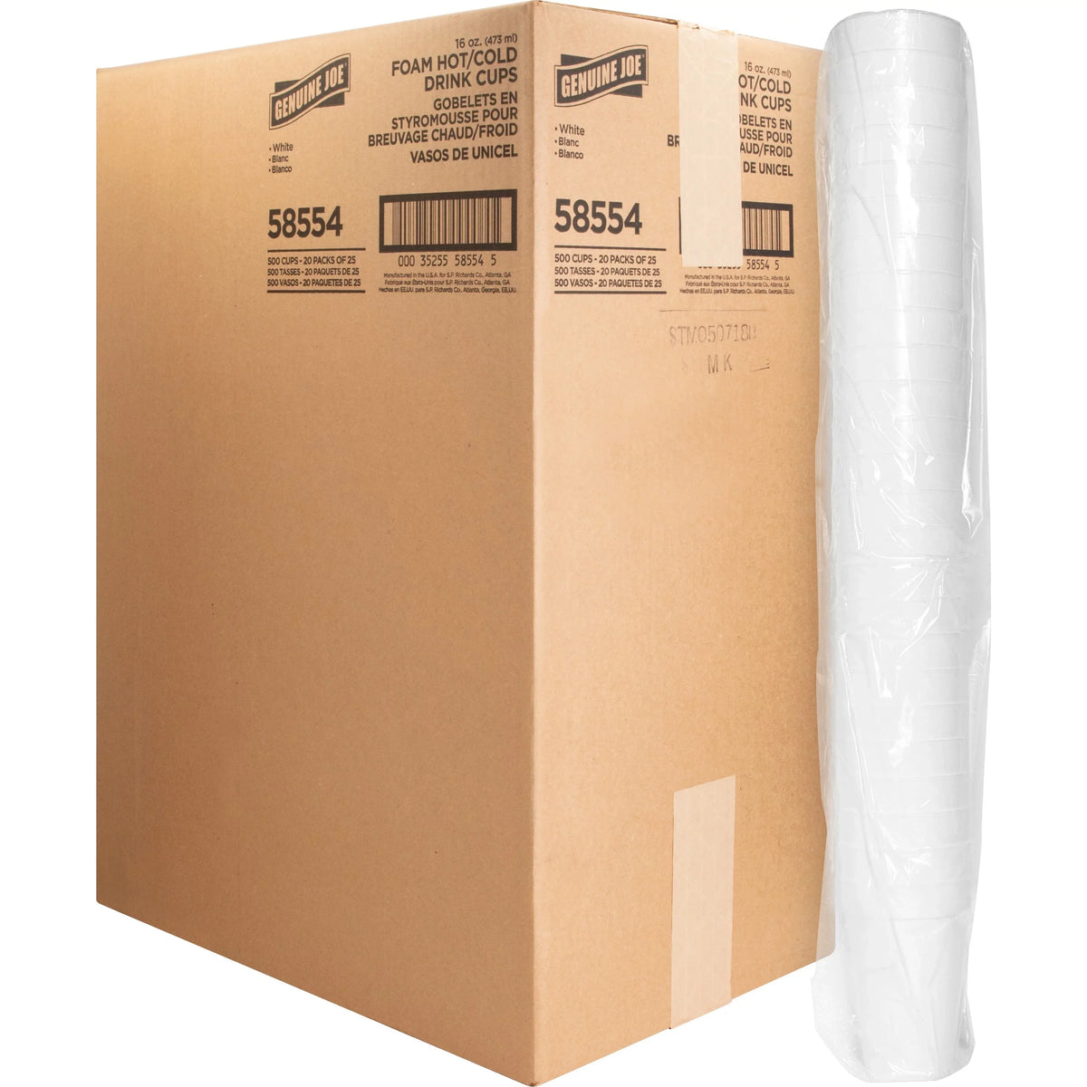 Genuine Joe Hot/Cold Foam Cups (58554)