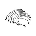 Scott Drake C5OZ-12259-B 1965-Cylinder Spark Plug Wire Set.