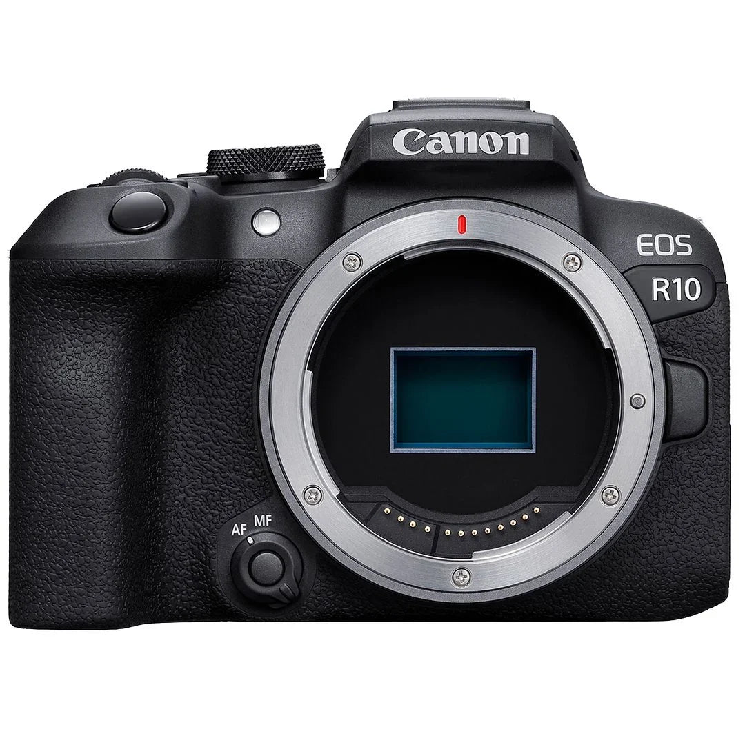 EOS R10 Mirrorless Camera (Body Only) with SanDisk 32GB Memory Card + Case + Tripod + SV Premium Accessory Bundle