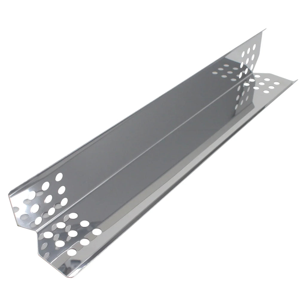 2-Pack BBQ Grill Heat Shield Plate Tent Replacement Parts for Jenn Air 720-0709B - matching Barbeque Stainless Steel Flame Tamer, Flavorizer Bar, Vaporizer Bar, Burner shield 16 1/8"